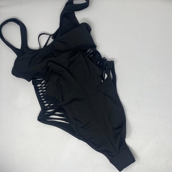 Agent Provocateur Dakotta Black Swimsuit AP3 Medium New - Picture 11 of 13